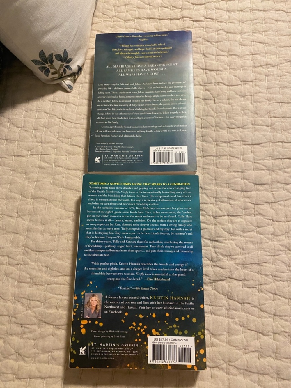Kristin Hannah Paperback Bundle - Firefly Lane & Home Front EUC - Picture 4 of 4